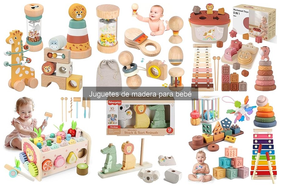Mejores juguetes de madera para bebés: guía de selección