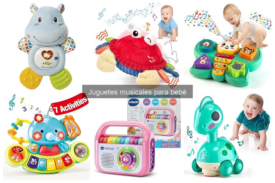 Mejores juguetes musicales para bebés según la edad