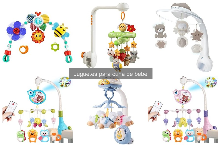 Mejores juguetes para cuna de bebé: comparativa 2023
