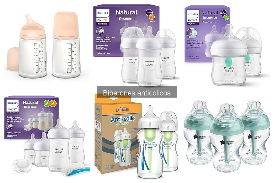 Mejores marcas de biberones anticólicos recomendadas