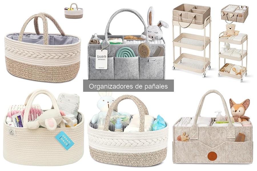 Mejores marcas de organizadores de pañales para bebés