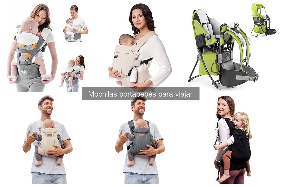 Mejores mochilas portabebés para viajar en 2023