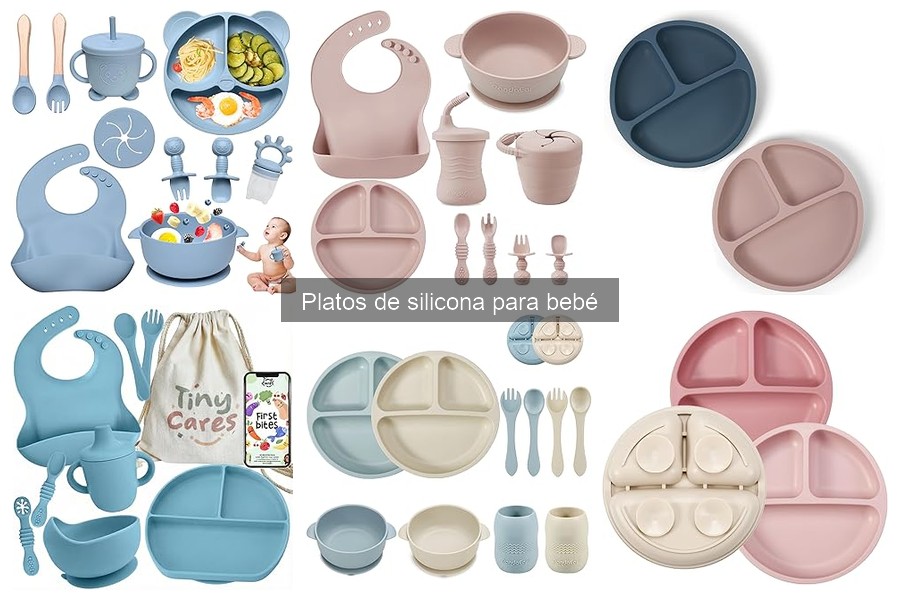 Mejores ofertas en platos de silicona para bebé 2023
