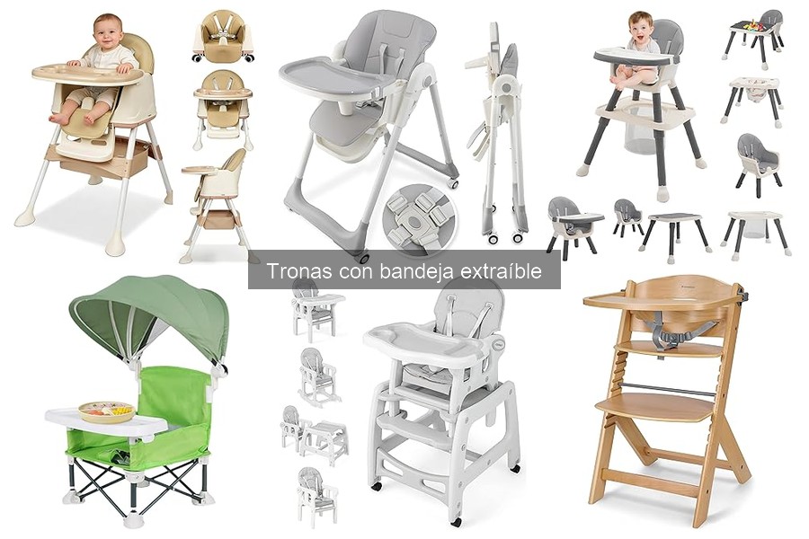 Mejores ofertas en tronas con bandeja extraíble