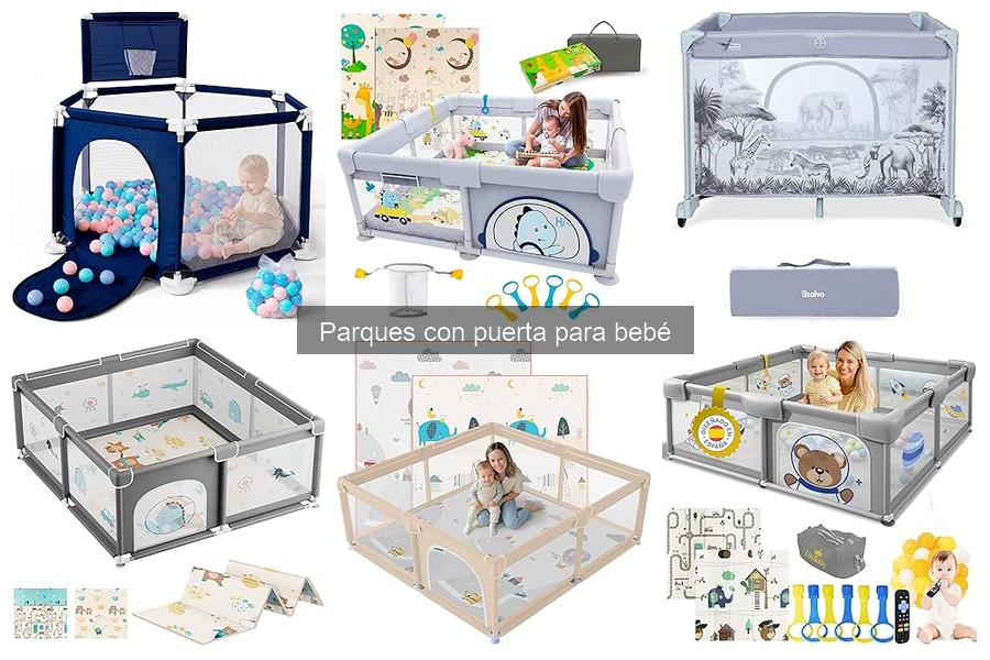 Mejores parques con puerta para bebés en 2023