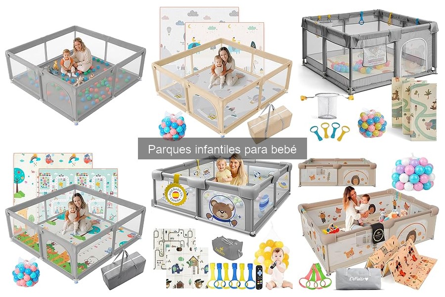 Mejores parques infantiles para bebés en 2023: comparativa