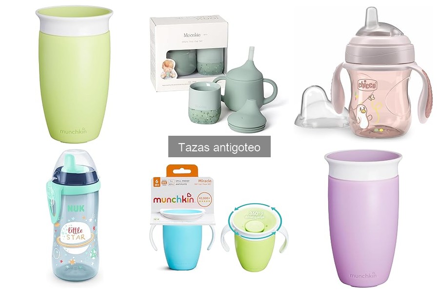 Mejores tazas antigoteo ergonómicas para bebés