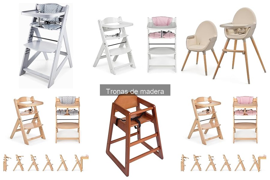 Mejores tronas de madera para bebés en 2023: guía comparativa