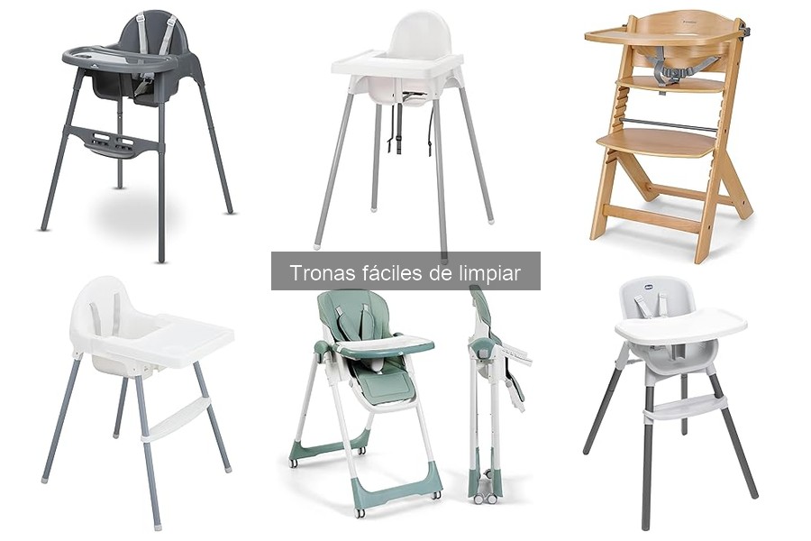 Mejores tronas fáciles de limpiar para recién nacidos