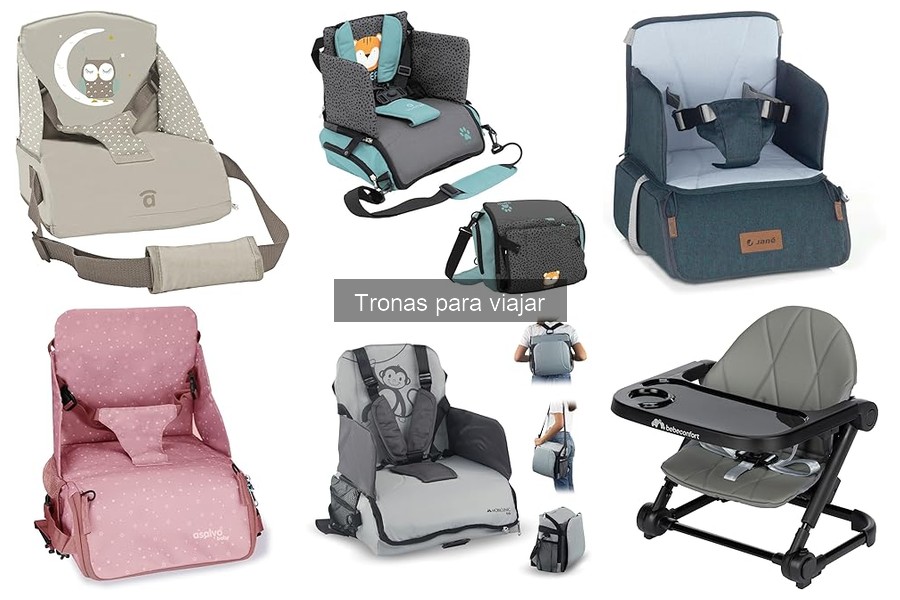 Mejores tronas para viajar en 2023: comparativa y análisis