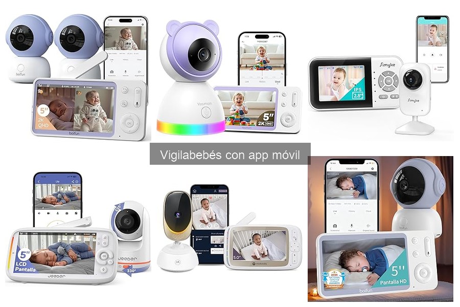 Mejores vigilabebés con app para padres viajeros