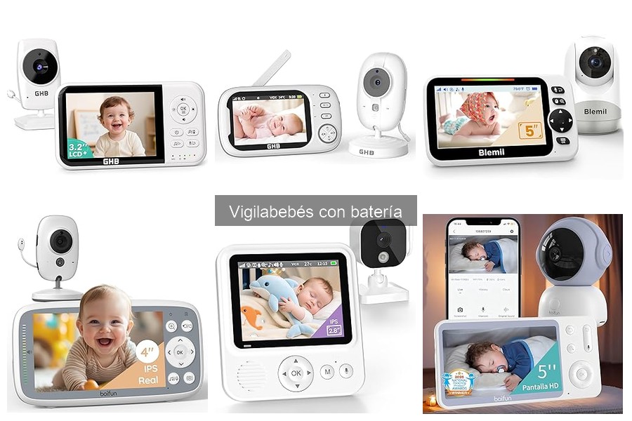 Mejores vigilabebés con batería para padres primerizos