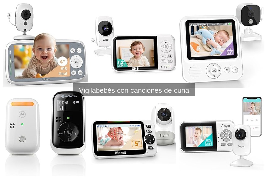 Mejores vigilabebés con canciones de cuna: comparativa 2023