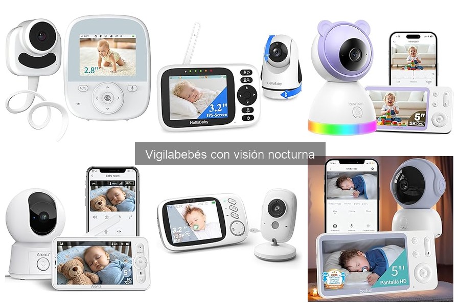 Mejores vigilabebés con visión nocturna: guía de compra