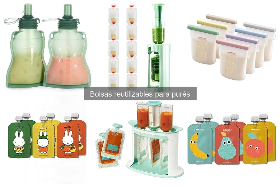 Opiniones sobre bolsas reutilizables para purés de bebés