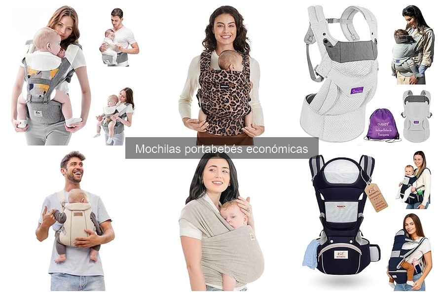 Opiniones sobre mochilas portabebés económicas y recomendadas