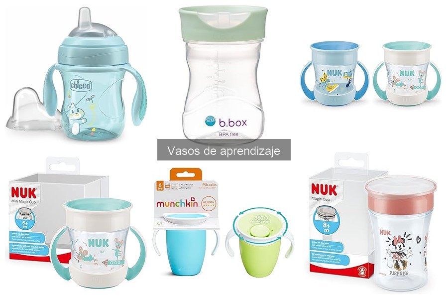 Opiniones sobre vasos de aprendizaje Tommee Tippee y Munchkin