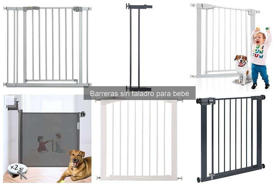 Precio promedio de barreras sin taladro para bebés