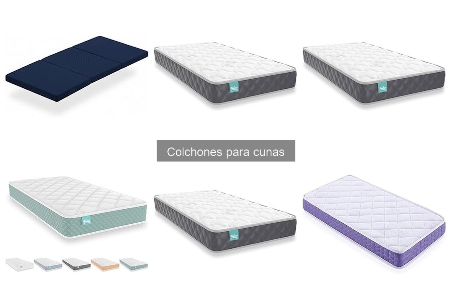 Precios de colchones para cunas y dónde comprarlos