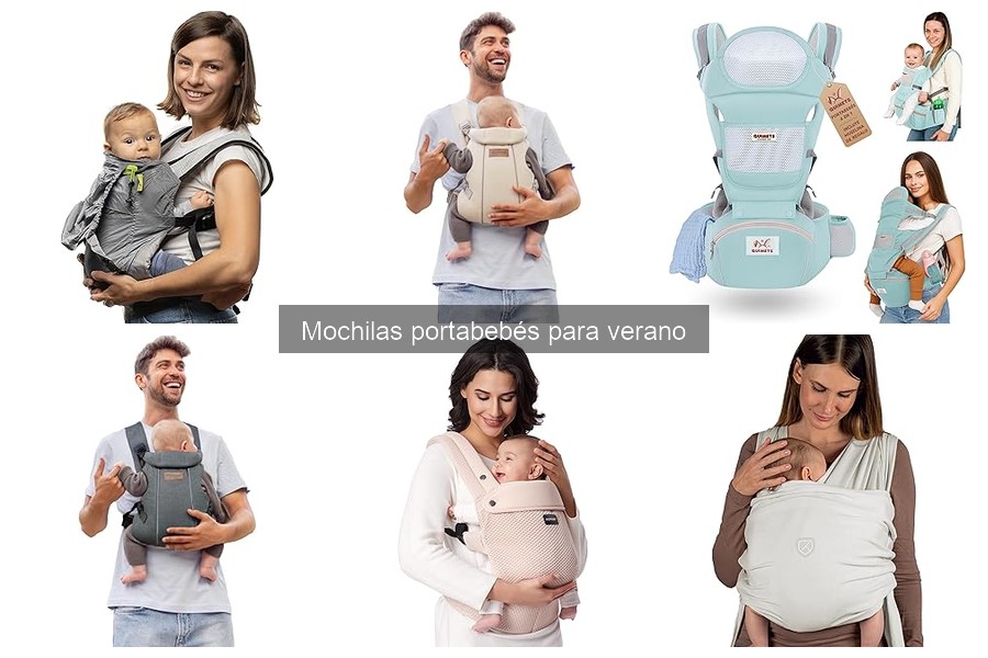 Problemas comunes al usar mochilas portabebés en verano