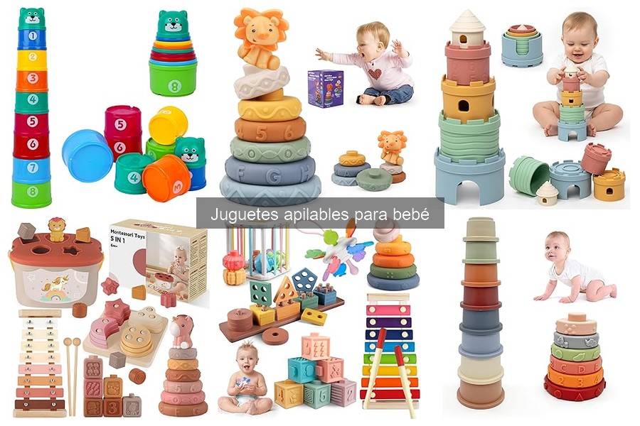 Problemas comunes con juguetes apilables para bebés y soluciones