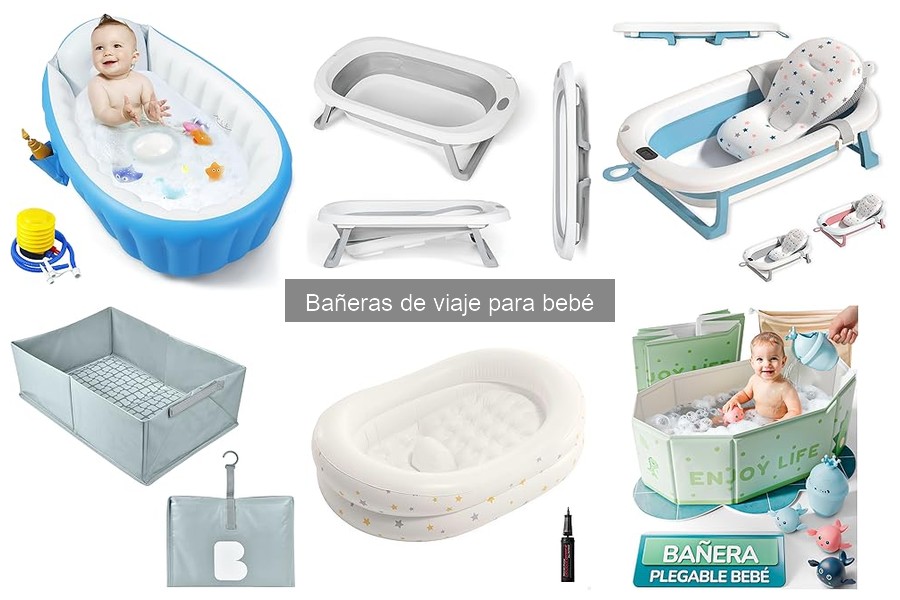 ¿Qué son las bañeras de viaje para bebé? Características y beneficios