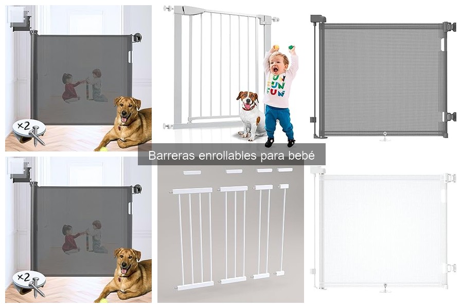 Qué son las barreras enrollables para bebés: guía completa