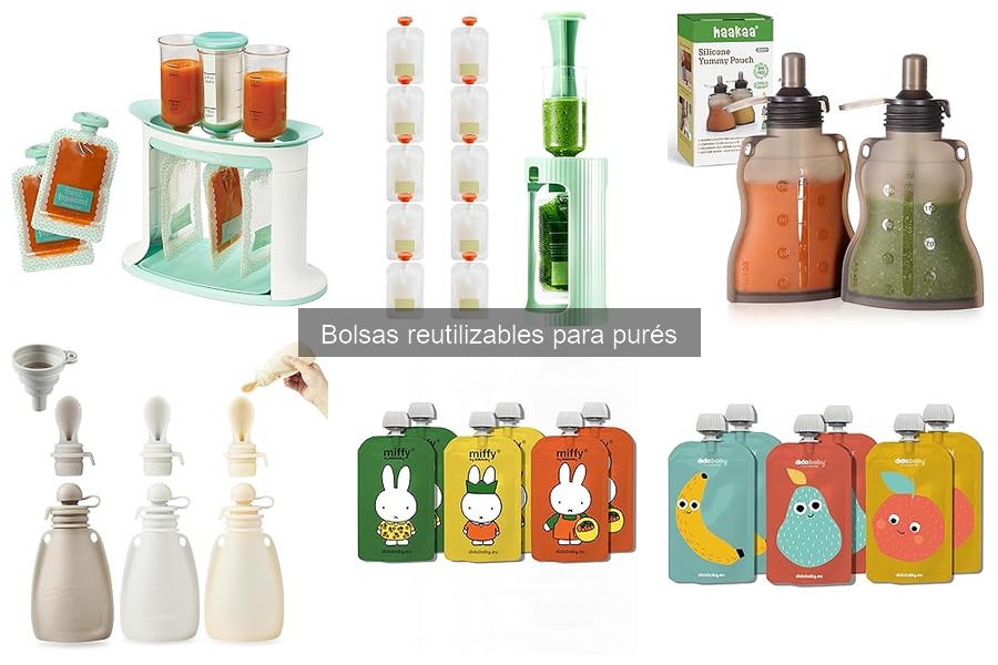 ¿Qué son las bolsas reutilizables para purés? Guía esencial