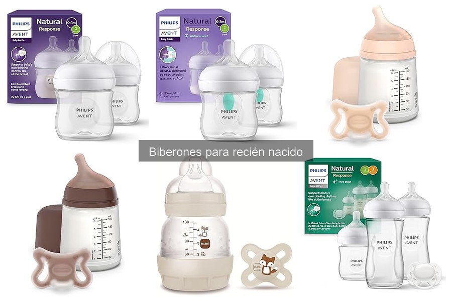¿Qué son los biberones para recién nacidos? Características clave