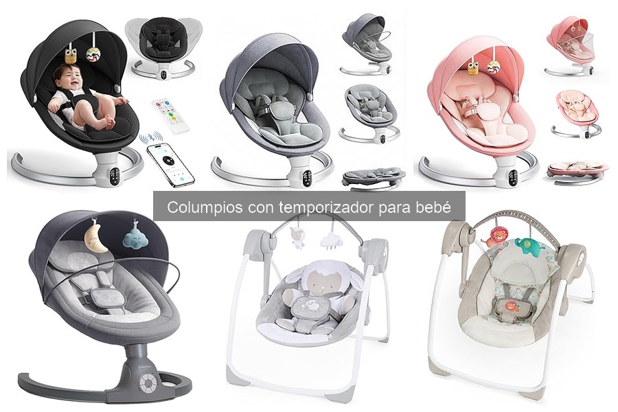¿Qué son los columpios con temporizador para bebés?