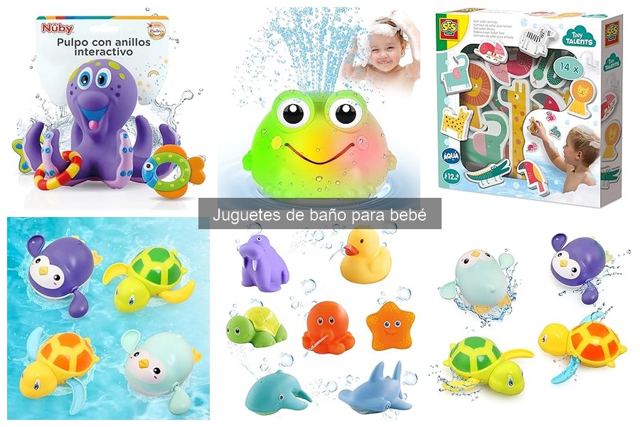 ¿Qué son los juguetes de baño para bebés? Beneficios y más
