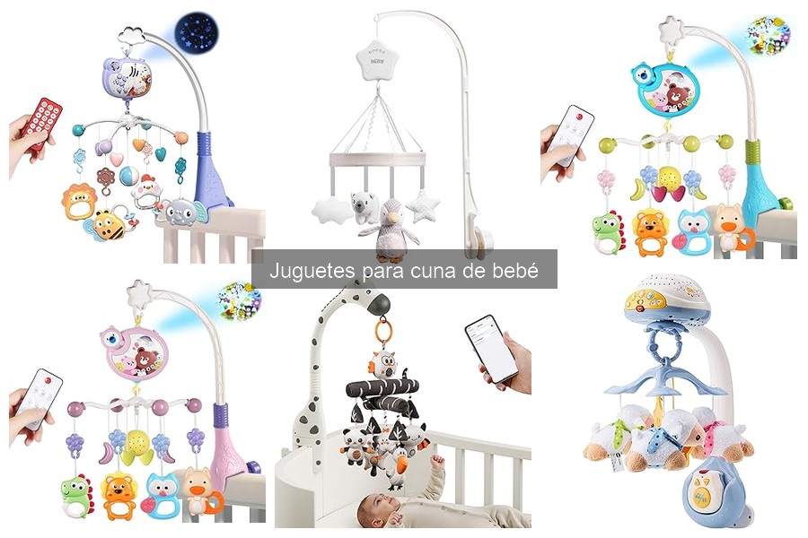 ¿Qué son los juguetes para cuna de bebé? Beneficios y Tips