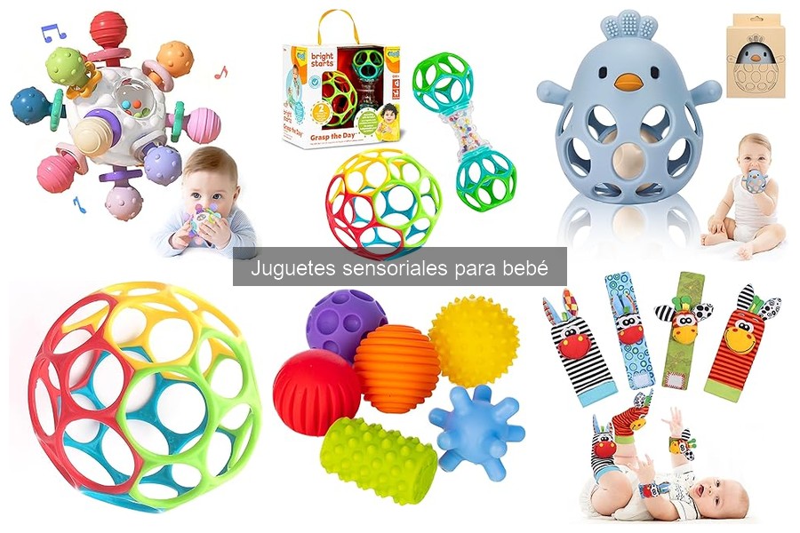 ¿Qué son los juguetes sensoriales para bebés? Beneficios y más