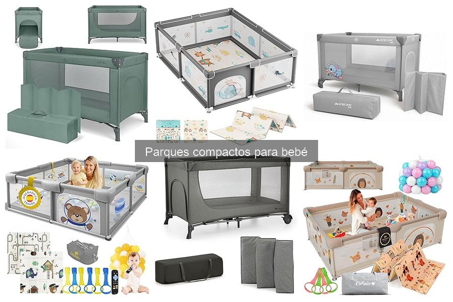 ¿Qué tamaño de parque compacto elegir para tu bebé?