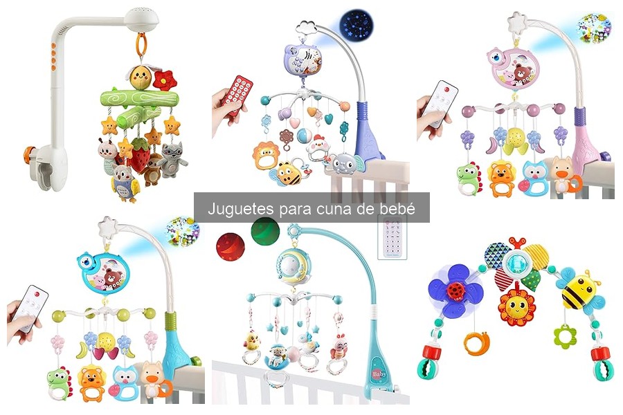 Recomendaciones de juguetes para cuna según la edad del bebé