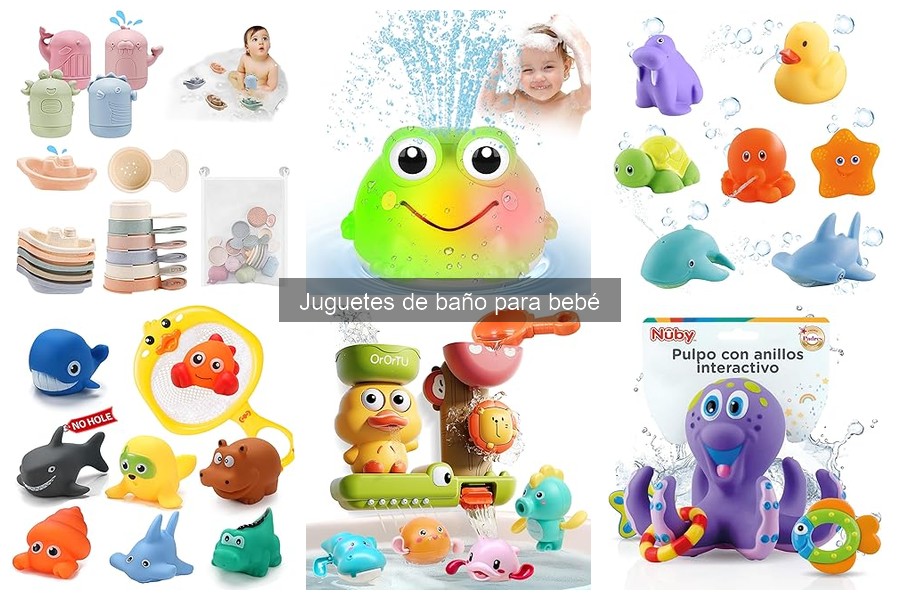 Seguridad en juguetes de baño para bebés: ¿Son seguros?