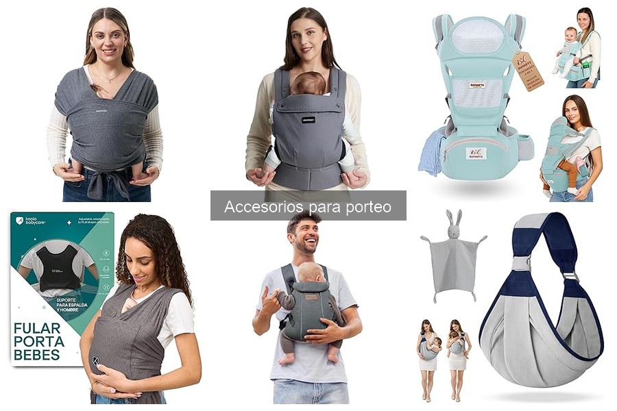 ** Tipos de accesorios para porteo: guía completa para padres