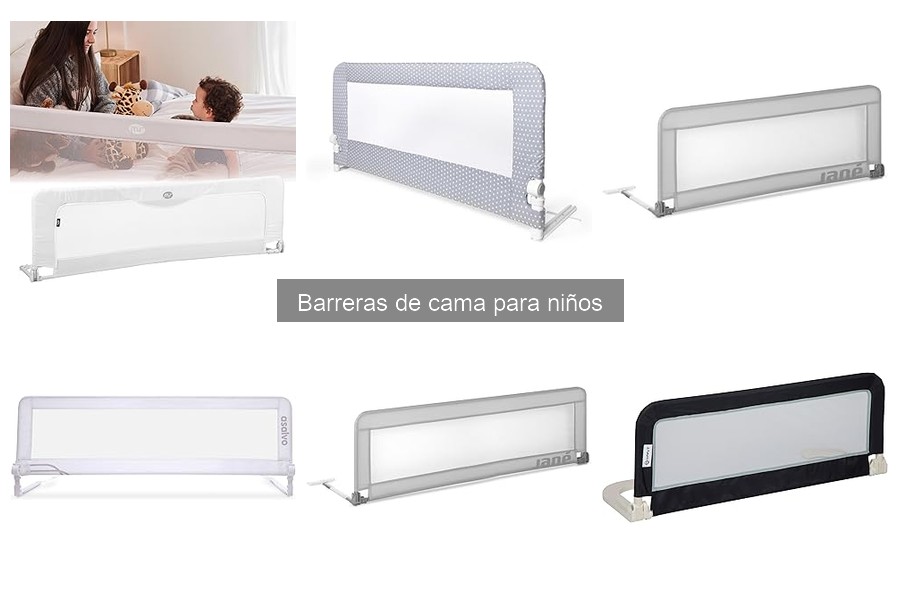 Tipos de barreras de cama para niños: guía completa