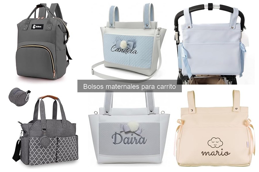 Tipos de bolsos maternales para carrito: guía completa