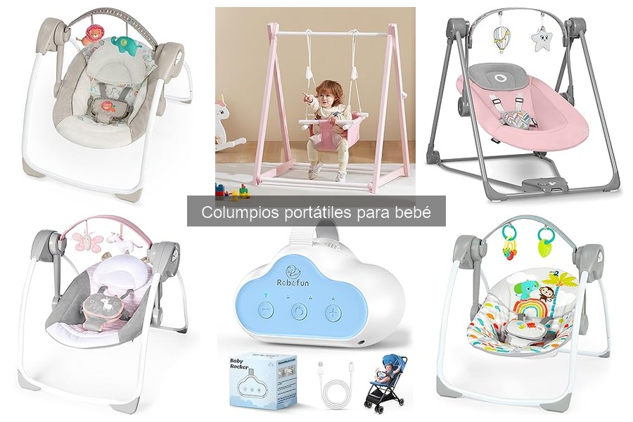 Tipos de columpios portátiles para bebé: características y ventajas