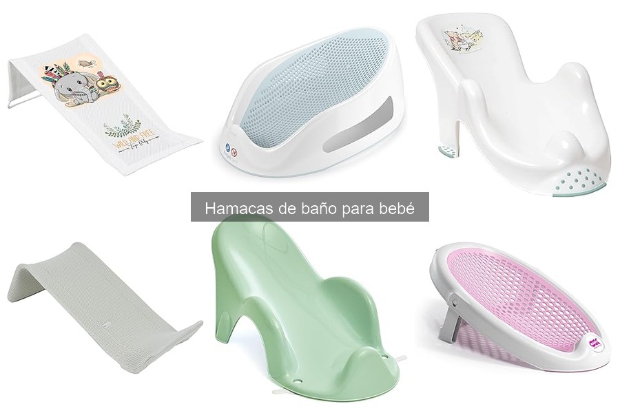 Tipos de hamacas de baño para bebé: guía completa