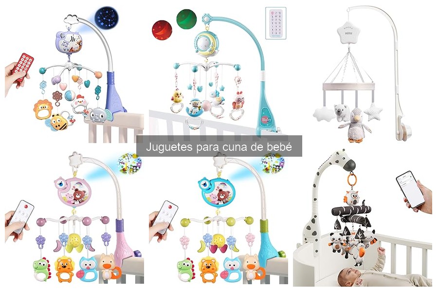 Tipos de juguetes para cuna de bebé: guía para padres