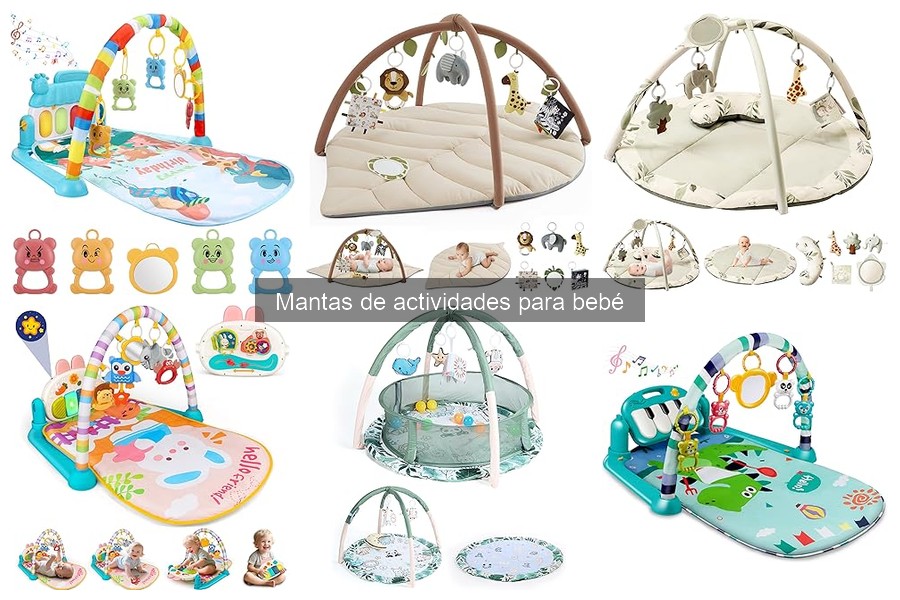 Tipos de mantas de actividades para bebés: Guía completa