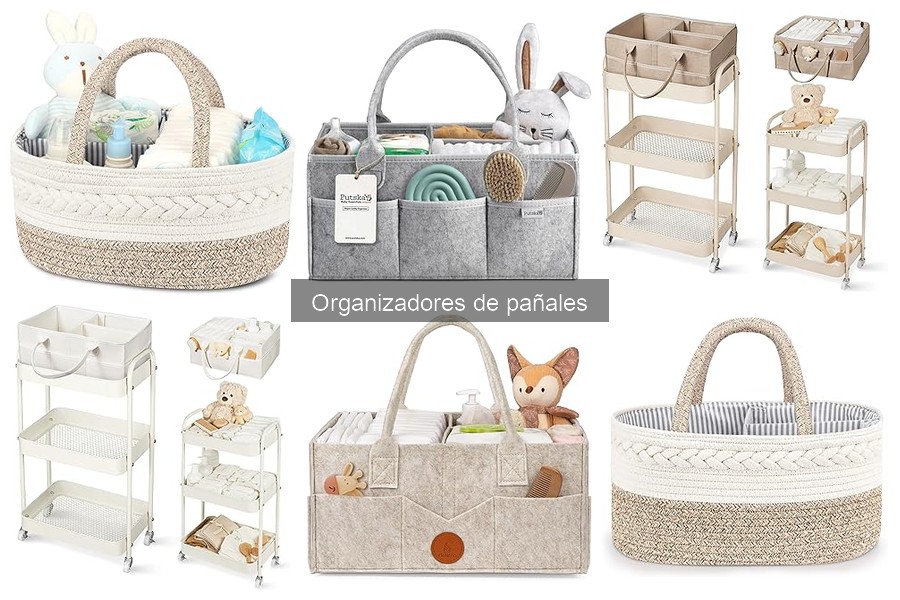 ** Tipos de organizadores de pañales: ventajas y desventajas