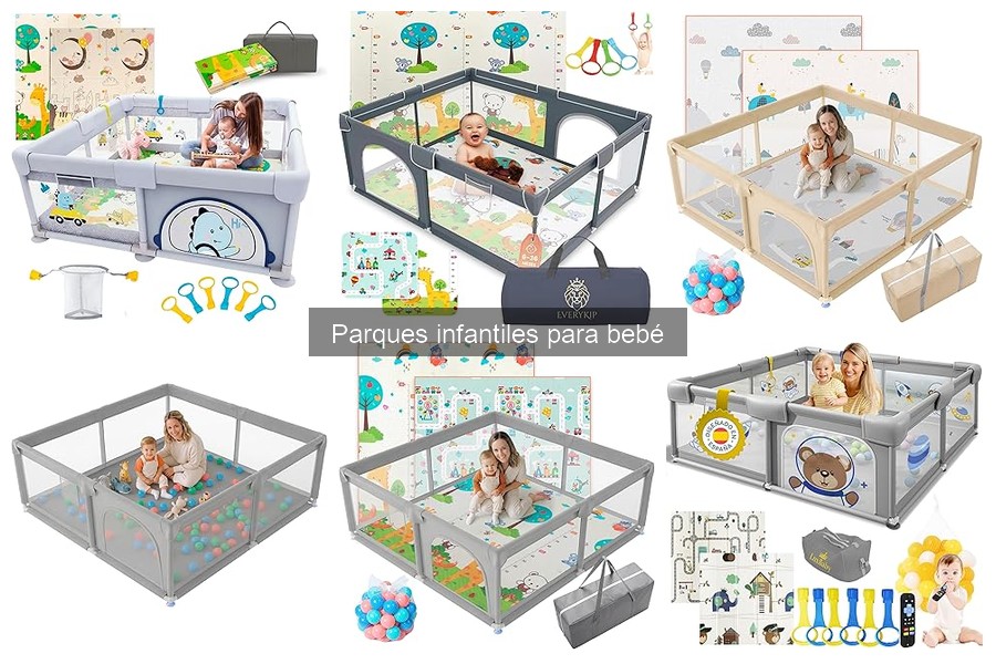 Tipos de parques infantiles para bebé: Características y opciones