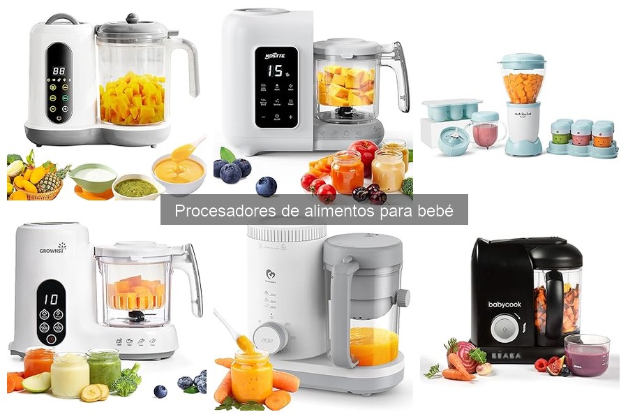 Tipos de procesadores de alimentos para bebé: Guía completa