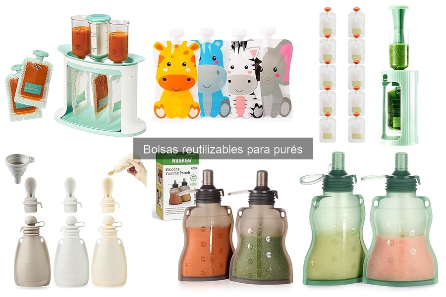 Ventajas de usar bolsas reutilizables para purés en bebés
