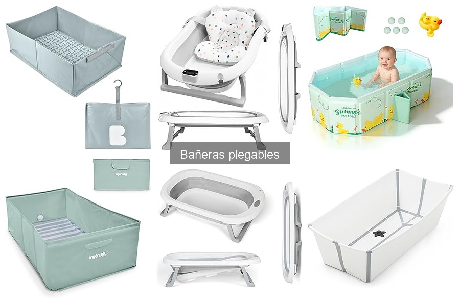 Ventajas y desventajas de las bañeras plegables para bebés