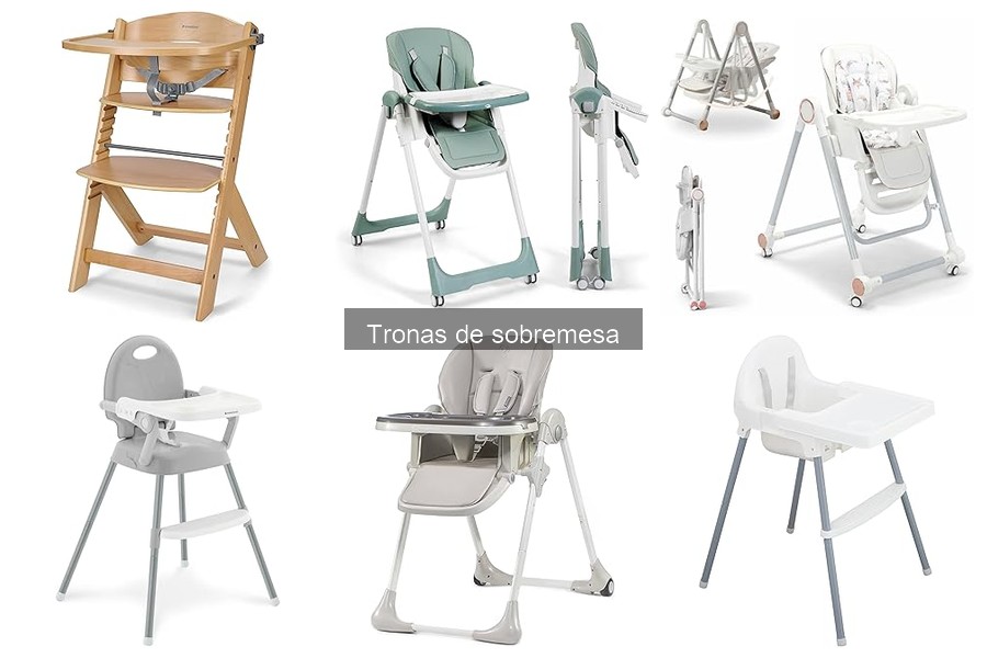 Ventajas y desventajas de las tronas de sobremesa para bebés