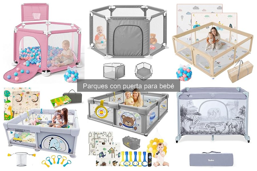 Ventajas y desventajas de los parques con puerta para bebé